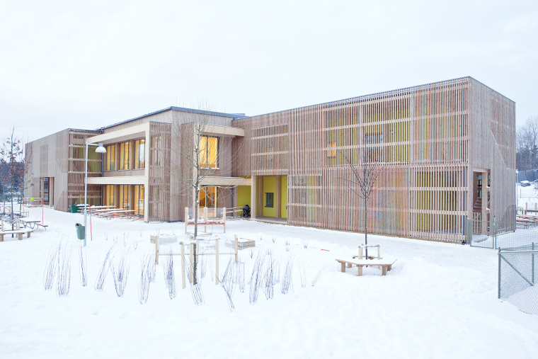 瑞士学前教育建筑资料下载-瑞典Lustigkulla学前教育学校