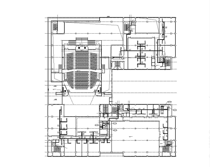 卫生院住院综合楼资料下载-四层综合楼暖通设计施工图（空调、通风、消防、排烟系统）