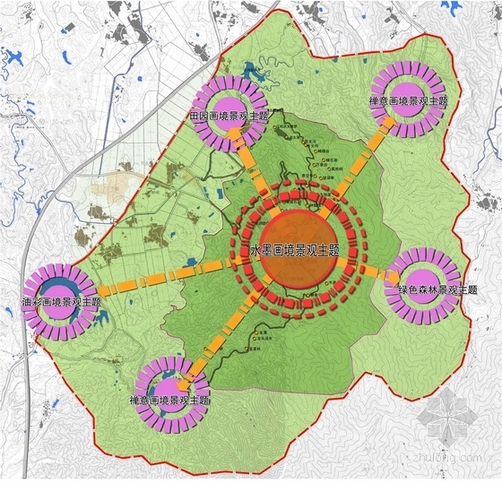 [浙江]国家级风景区景观规划汇报方案-规划分析图