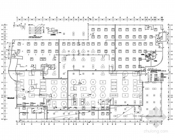 [浙江]一类高层高级酒店强电施工图60张（甲级设计院）-基础接地平面图 