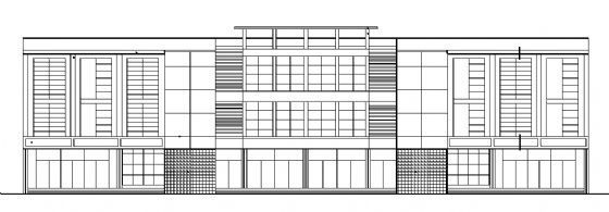 物业培训用房资料下载-某物业管理用房建筑施工图