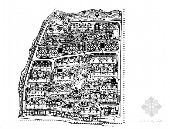 [杭州]小区园林植物配置设计施工图- 