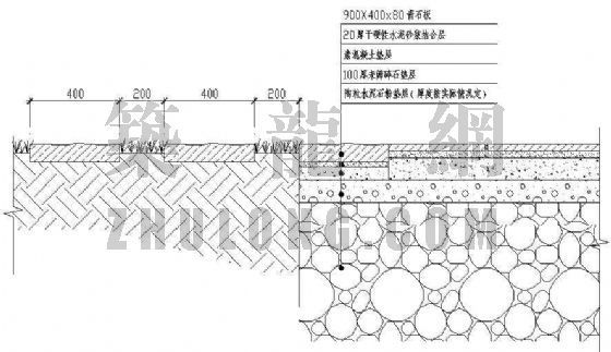 园桥汀步节点资料下载-汀步节点详图