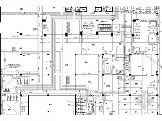 酒店建筑消防设计施工图资料下载-150m高层酒店给排水及消防设计施工图（热水系统）