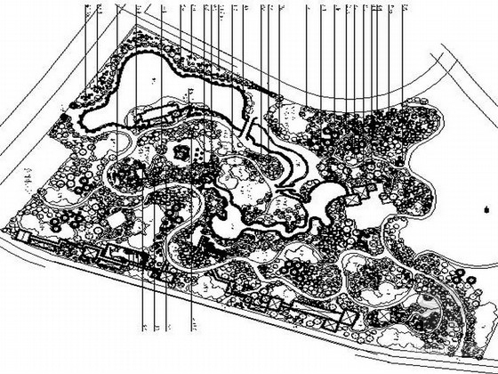 公园景观总平面图DWG资料下载-[安徽]文化名人公园景观设计施工图