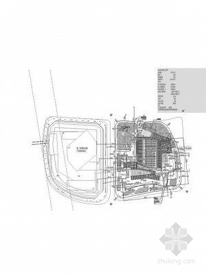 [上海]135米玻璃幕墙办公建筑设计施工图（含详细节点图）-135米玻璃幕墙办公建筑设计总平面图 
