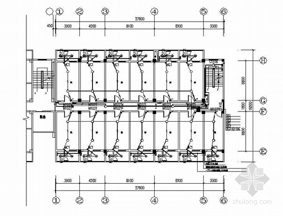 9层综合楼电缆敷设资料下载-某六层综合楼电气图纸