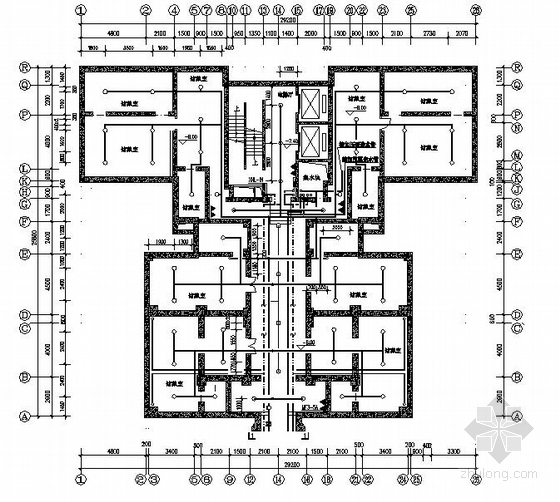 12层住宅设计图资料下载-某30层高层住宅楼给排水消防设计图