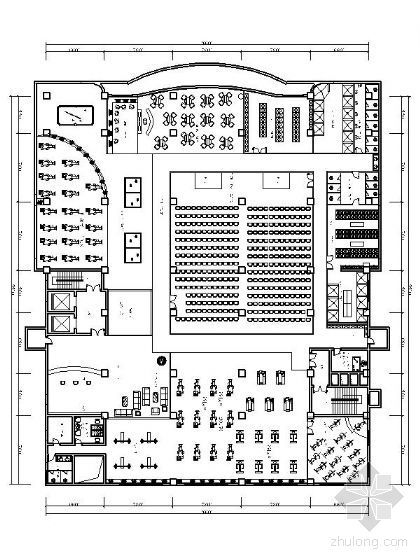 cad健身房平面图资料下载-一套健身房CAD平面布置图