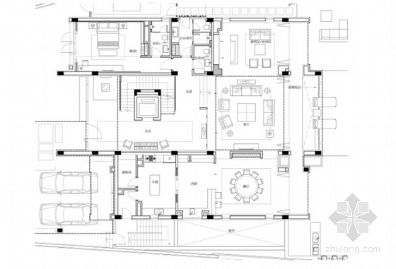 现代五星级酒店方案资料下载-[海南]五星大酒店现代别墅项目设计方案共3套（含效果图）