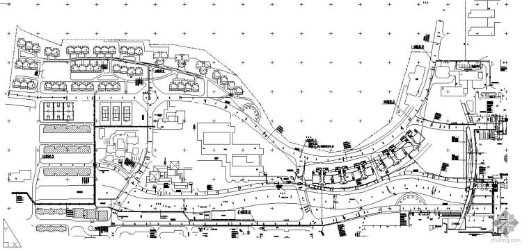 小区市政路施工组织资料下载-某小区市政管线综合图