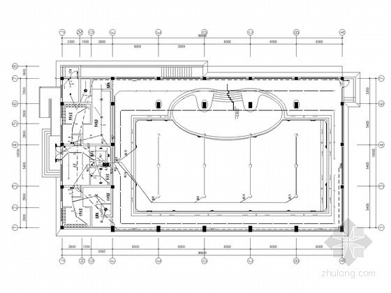 某小区游泳池施工图纸资料下载-某游泳池全套电气施工图纸