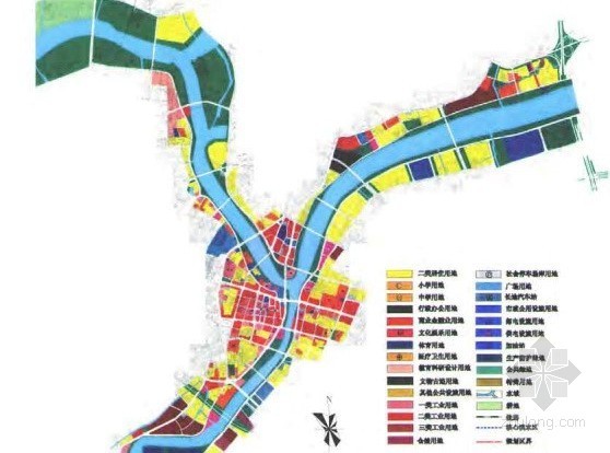 滨水区改造城市规划方案资料下载-[宁波]滨水区概念规划方案