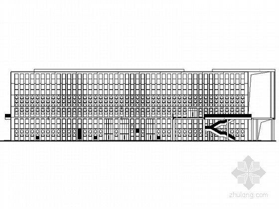 看台建施资料下载-[深圳]某体育运动学校二层综合训练馆建筑施工图（大运会场馆）