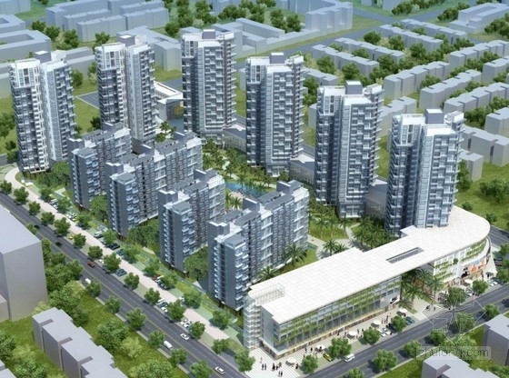 深圳住宅小区规划资料下载-[深圳]某住宅区规划及单体设计方案文本（含CAD、动画）