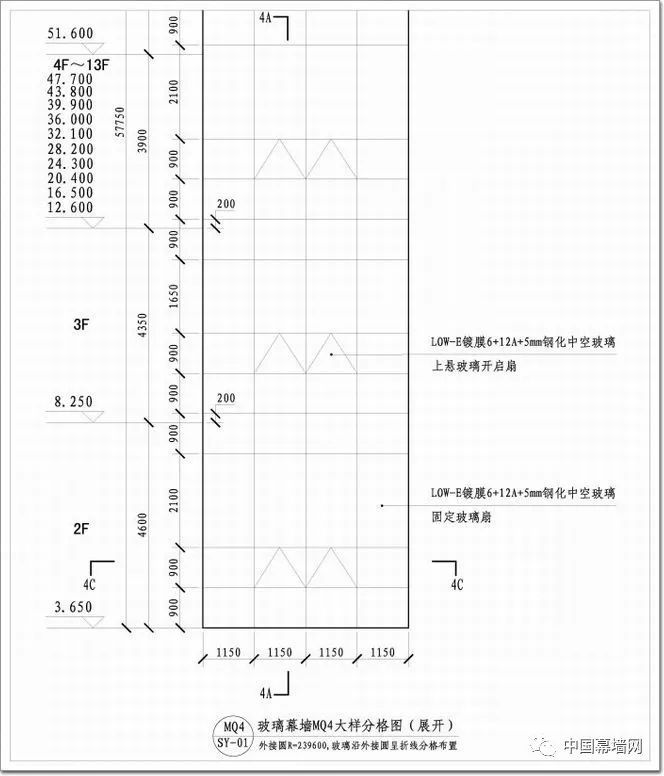 体育场馆铝板幕墙施工方案资料下载-浅谈幕墙工程分格设计