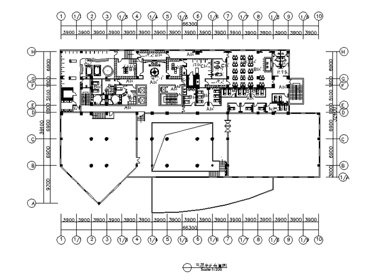 全套cad平面酒店图资料下载-某现代风格大酒店全套CAD施工图（含效果图）