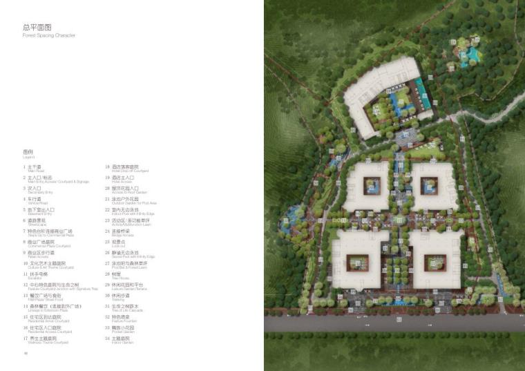 [广东]中山某景观概念设计方案文本PDF50页-总平面图