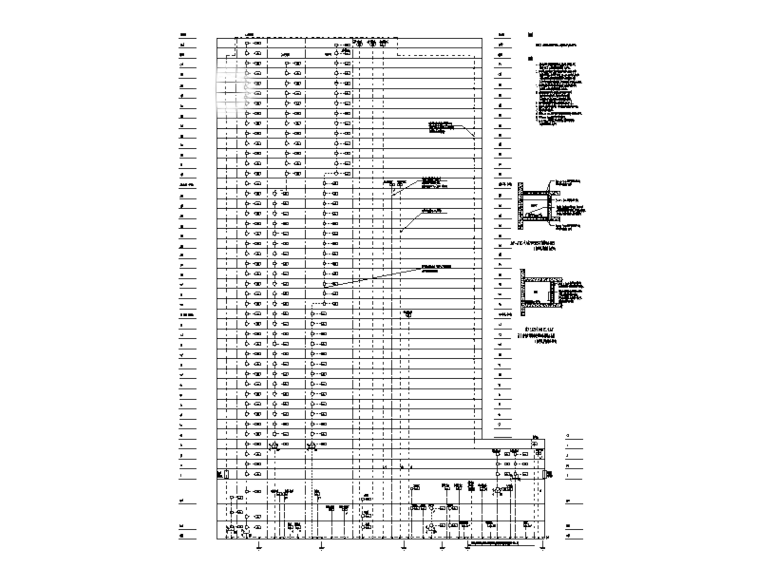 广东超高层写字楼强弱电电气施工图-等电位接地系统图