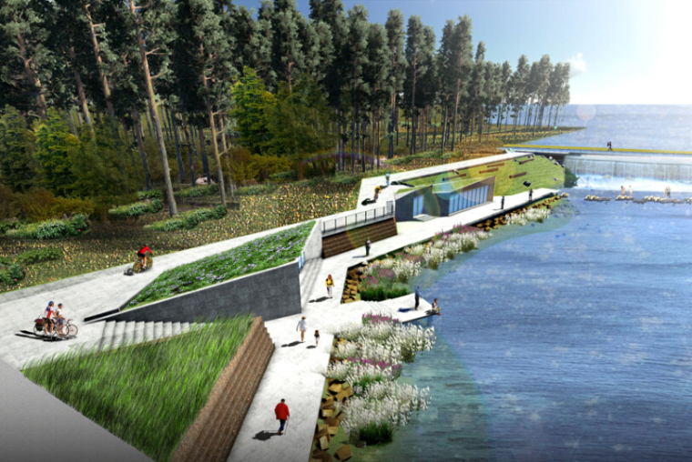 水库湿地公园规划设计资料下载-[吉林]长白山第一镇慢行道路系统规划设计