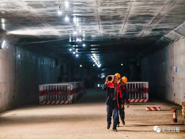 城市地下综合管廊分仓施工资料下载-地下“巨无霸”－北京城市副中心综合管廊