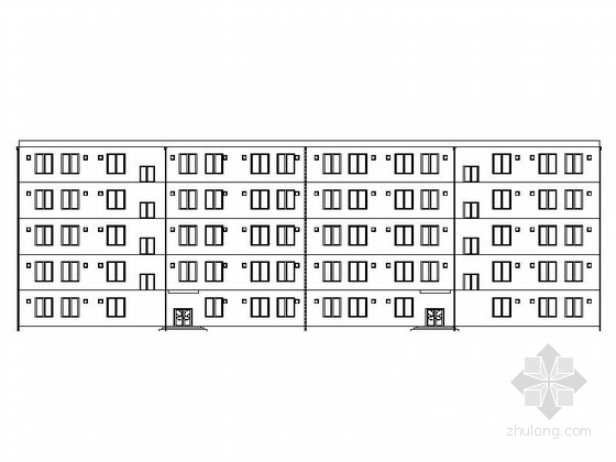 多层酒店式公寓su资料下载-[陕西]五层框架结构单身公寓毕业课程设计方案图（含计算书等相关文件）