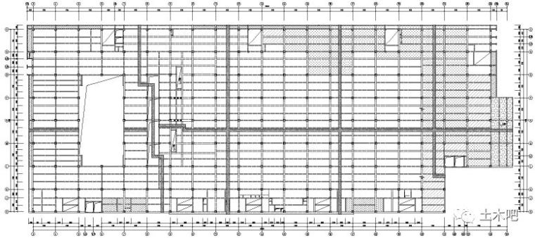 购物广场设计cad图纸资料下载-大型购物广场超长结构无缝设计