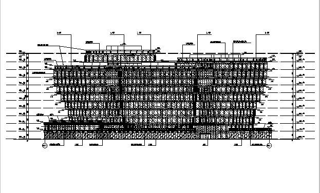 经济型酒店cad图纸资料下载-[上海]高层梯子形状金融广场图纸汇总（16年最新）