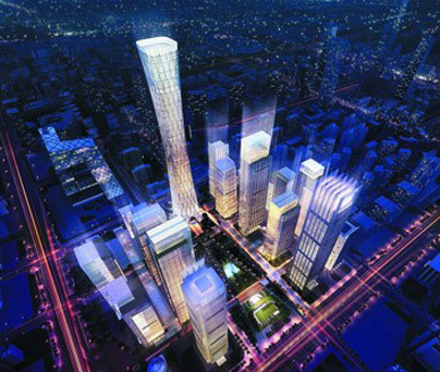 中国尊视频资料下载-中国尊实现国内超高层建筑消防技术首创