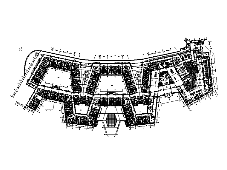 酒店水管施工平面图资料下载-[北京]全套现代风格大酒店设计CAD施工图