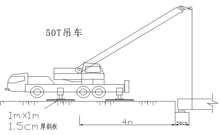 小型预应力桥梁安装施工方案-汽车吊架设及吊装示意图.jpg