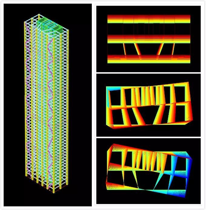 超高层核心筒偏置实例与结构性能初探_28