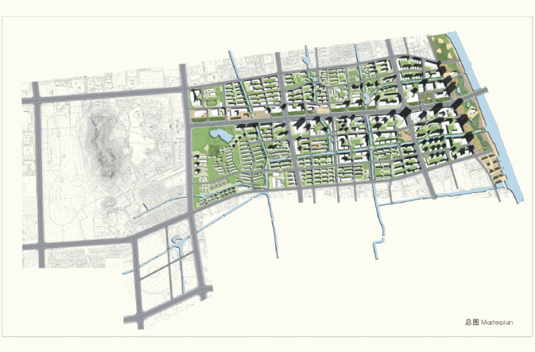 【江苏】苏州高新区中心地块狮山路沿线更新型城市规划设计方案-总图