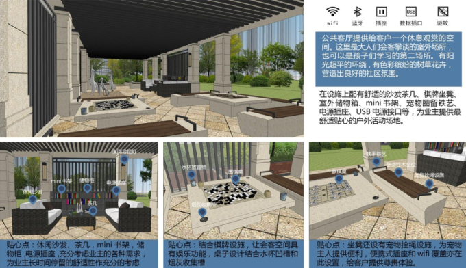 [重庆]山地全龄社区景观设计方案（2016最新）-景观客厅设计详图