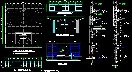 多层宾馆全套建筑施工图