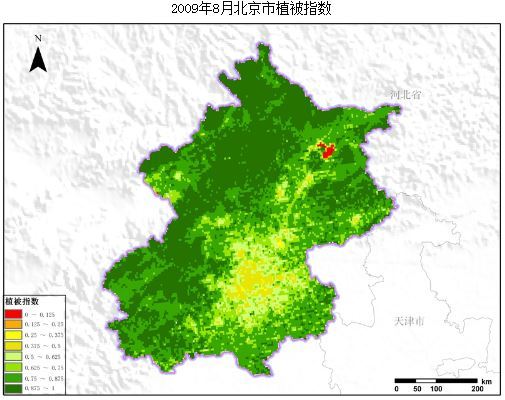 现代园林景观设计的四大要点-北京植被指数