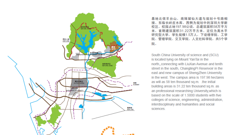 南方科技大学国际竞标13家方案之一（筑博）-城市环境