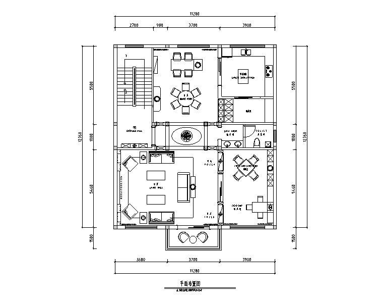顶级奢华别墅施工图资料下载-现代奢华别墅设计施工图（附效果图）