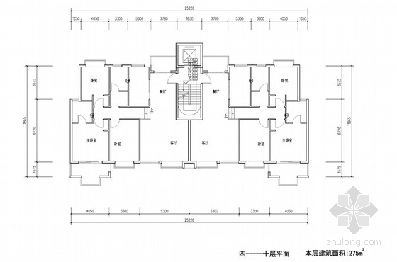 [合集]4套大型中式风格医疗建筑设计方案文本-4套大型中式风格医疗建筑平面图