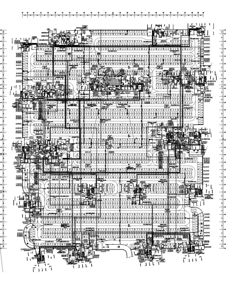 100m跨系杆拱桥计算书资料下载-[广西]33万平商业住宅小区强弱电施工图（含计算书节能表）