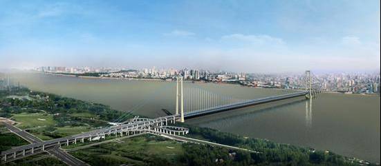 杨泗港长江大桥效果图资料下载-长江上首座双层公路大桥的这个设计，你最爱哪个？