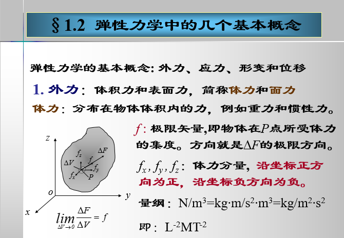 施工工艺流程培训课件资料下载-弹性力学课件