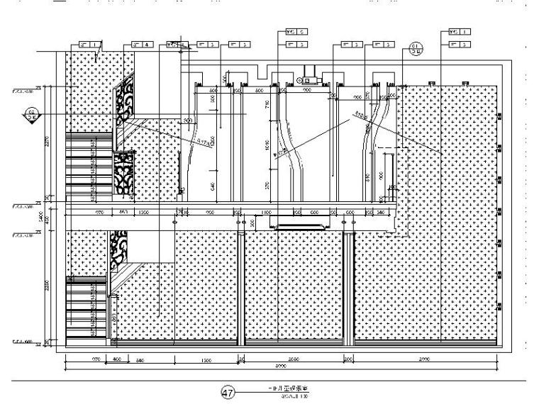 [青岛]某别墅全套室内装修设计施工图-[青岛]某别墅全套室内装修设计立面图