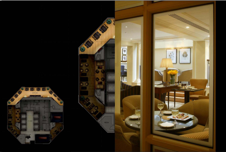 上海锦江酒店室内设计概念方案（21张）-自助餐区效果图