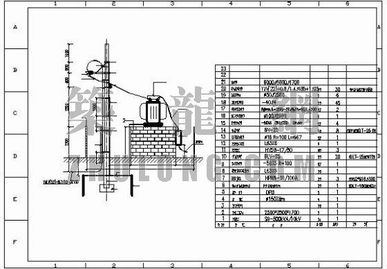 户外电力工程资料下载-户外变压器台上安装图