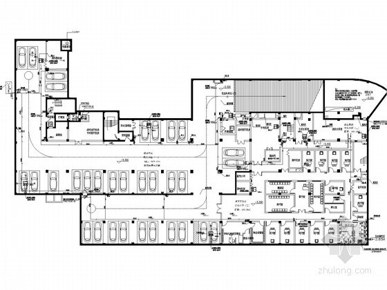多层办公楼施工网络图资料下载-[浙江]多层办公楼给排水消防施工图（15年最新设计）