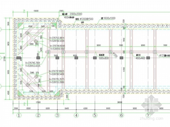 深基坑临时立柱资料下载-[湖北]地铁车站17米深基坑排桩结合三道内支撑支护施工图