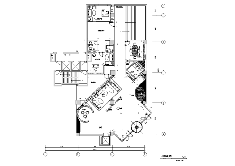 ktv全套施工图资料下载-金莎国际KTV空间设计施工图（附效果图）