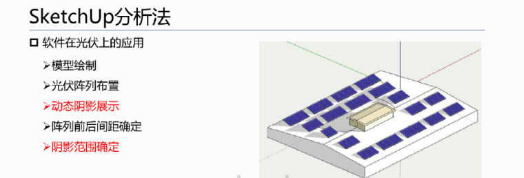 屋顶光伏系统阴影计算和模拟-Sketchup分析法_2