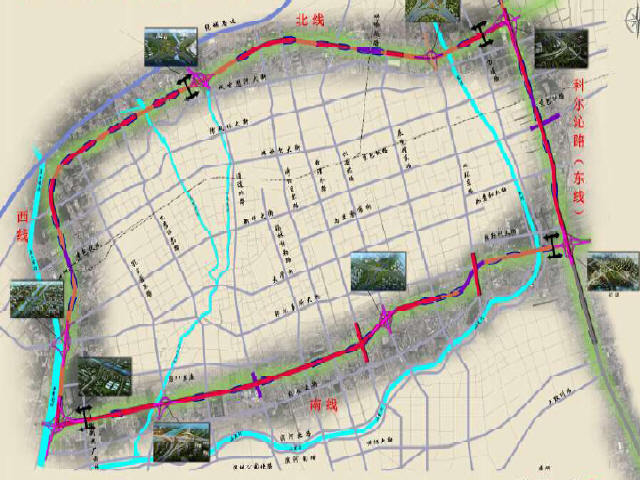 骏马雕塑cad资料下载-含立交桥跨线桥城市快速路景观亮化工程设计资料（方案，施工图、工可））